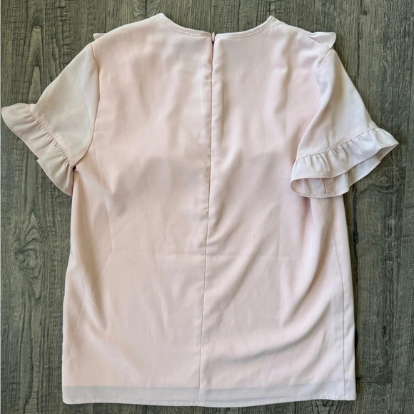 Rachel Parcell Baby Pink Ruffle Blouse - Picture 3 of 3